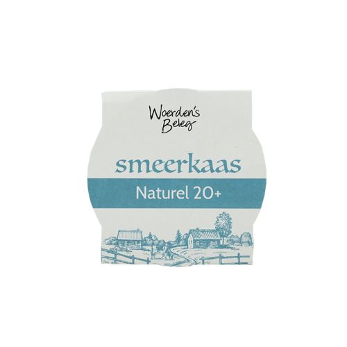 Smeerkaas naturel 20+ van het merk Woerden's Beleg